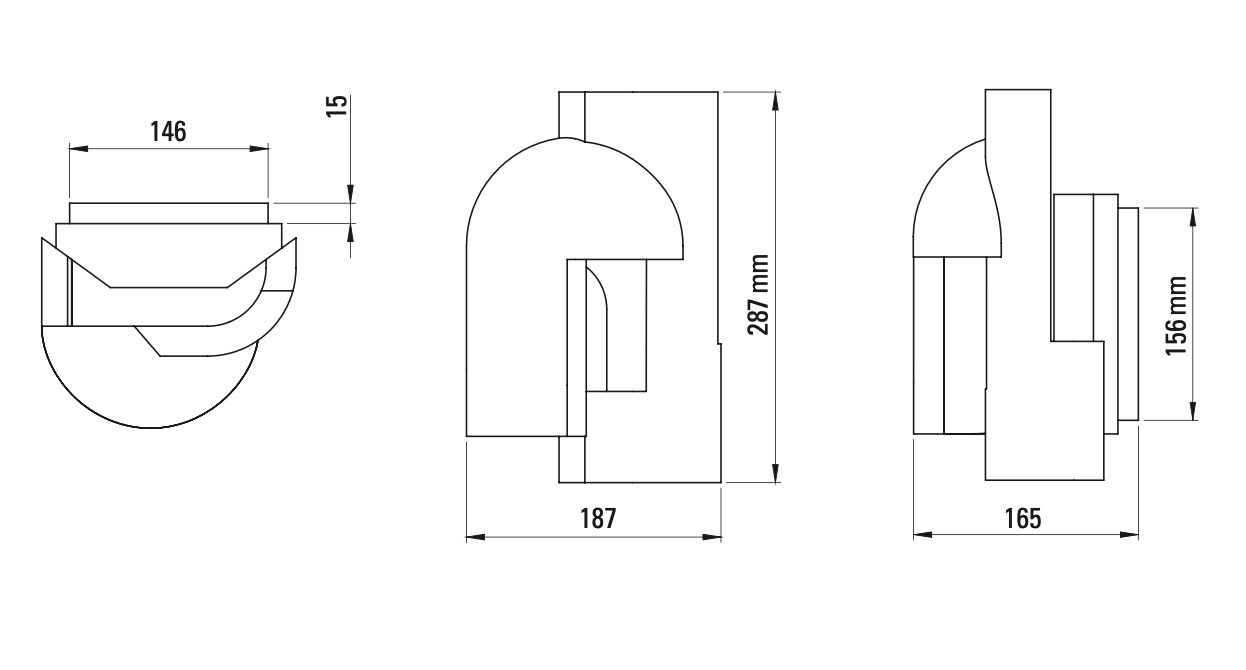 Soul 1 Wall, White Plaster, LED, Triac Dim, IP20