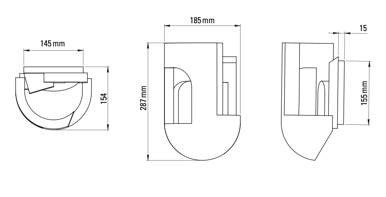 Soul 3 Wall, White Plaster, LED, Plug In, IP20