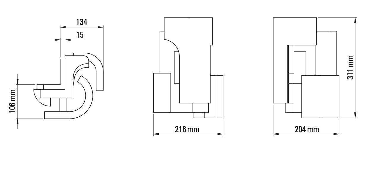 Soul 6 CORNER MOUNT Wall, White Plaster, LED, Plug In, IP20
