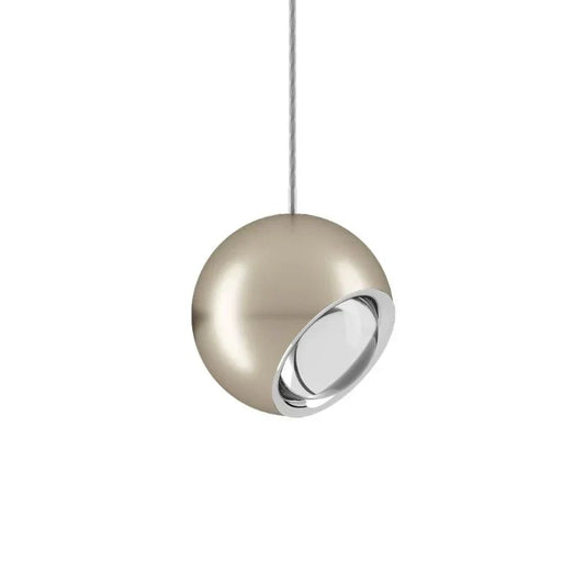 Lodes Spider pendant in champagne finish with white background