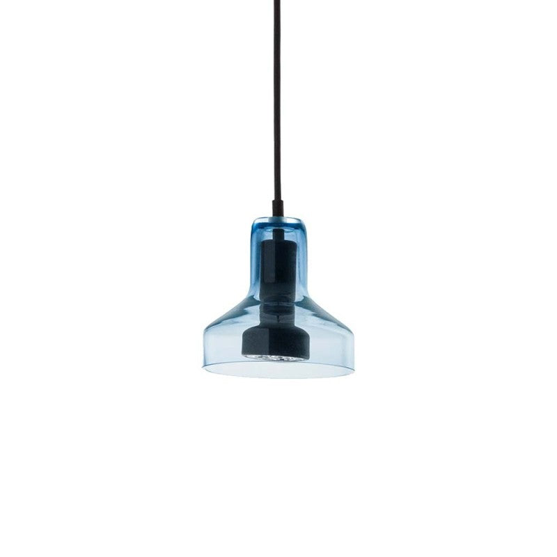 Starlight Pendant, Blue Glass, Cone, GU10, IP20