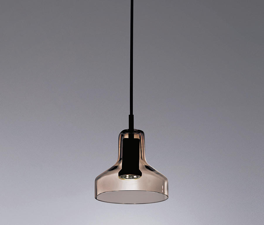 Starlight Pendant, Brown Glass, Cone, GU10, IP20