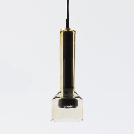 Starlight Pendant, Olive Glass, Cylinder, GU10, IP20