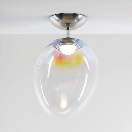 Stellar Nebula Ceiling, Iridescent Clear Glass, LED, Push Dim, IP20