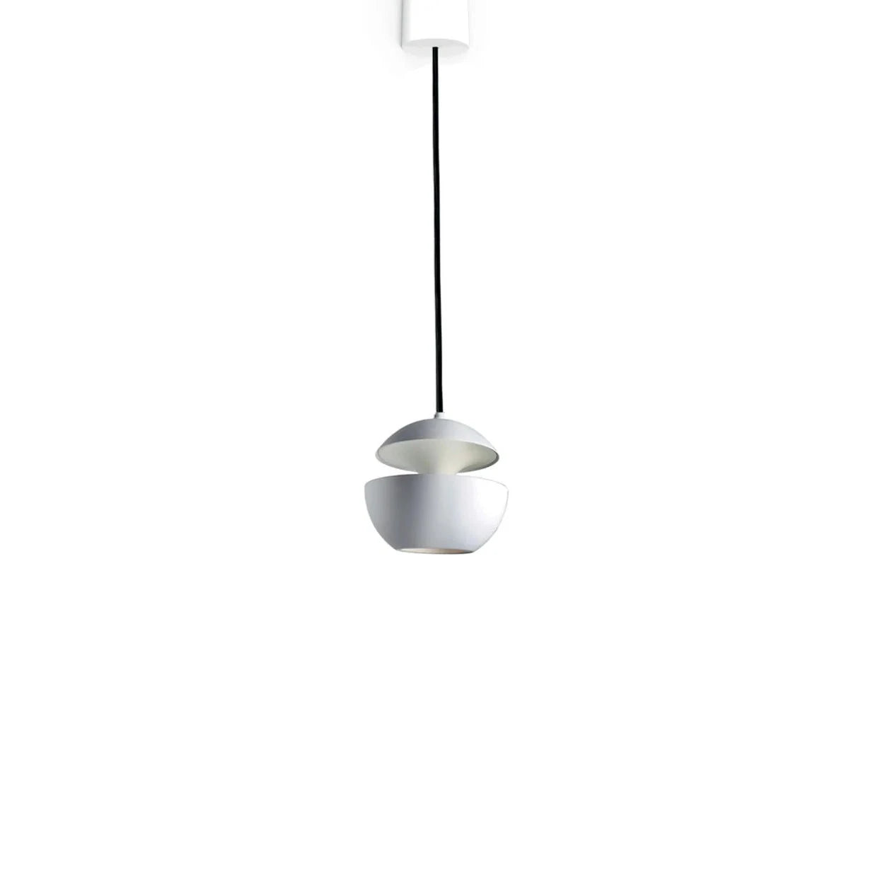 Sun Pendant, 100 mm, White with White Interior, G4, IP20