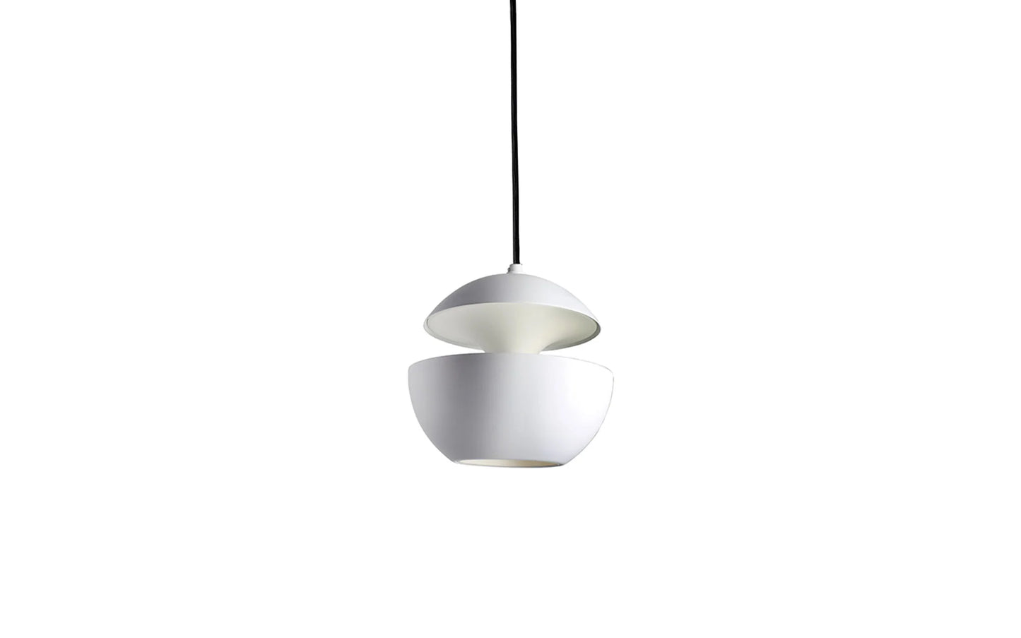 Sun Pendant, 175 mm, White with White Interior, G9, IP20