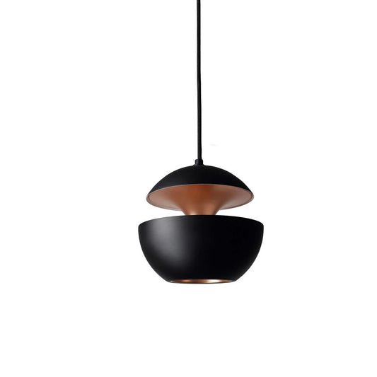 Sun Pendant, 175 mm, Black with Copper Interior, G9, IP20