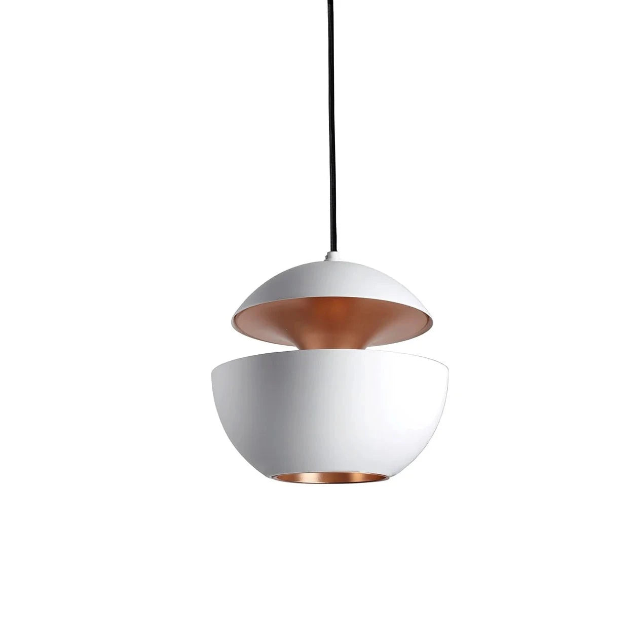 Sun Pendant, 250 mm, White with Copper Interior, E14, IP20