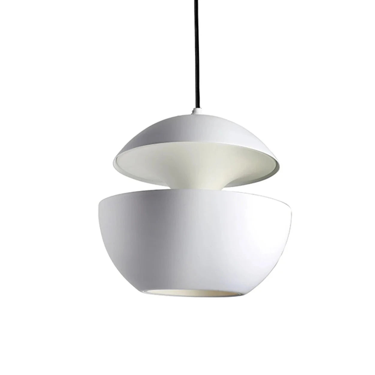 Sun Pendant, 350 mm, White with White Interior, E27, IP20