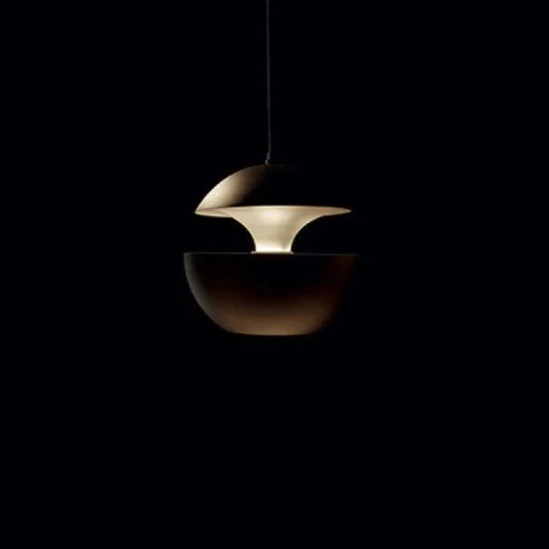 Sun Pendant, 100 mm, White with Copper Interior, G4, IP20