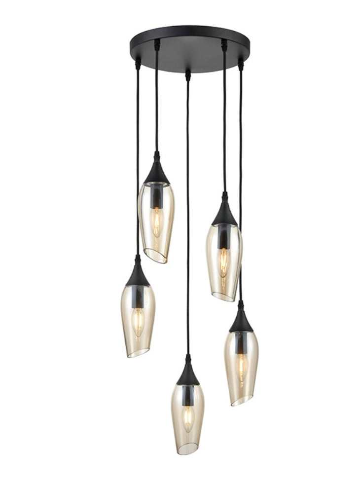 Taper Cluster Pendant, E14, IP20