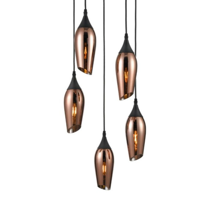 Taper Cluster Pendant, E14, IP20