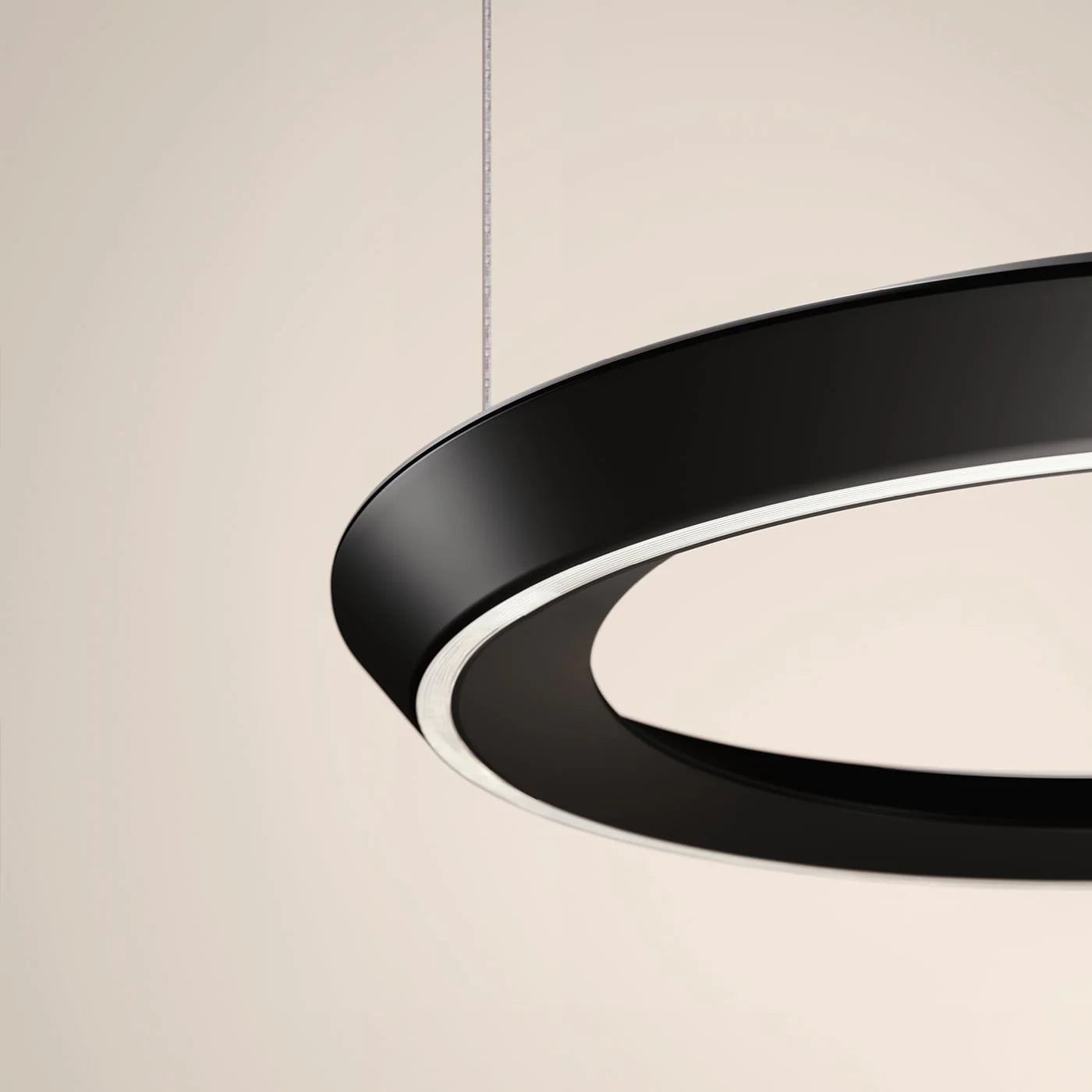 Tidal Pendant, Adjustable, Black, LED, Triac/DALI, IP20