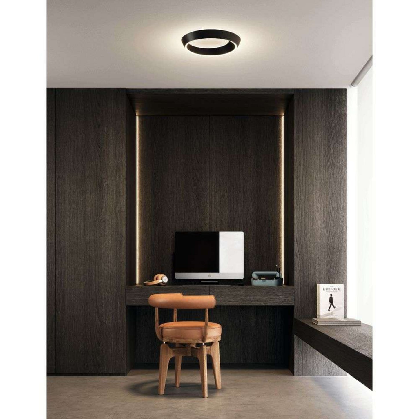 Tidal Ceiling, 75, Black, LED, Triac/DALI, IP20