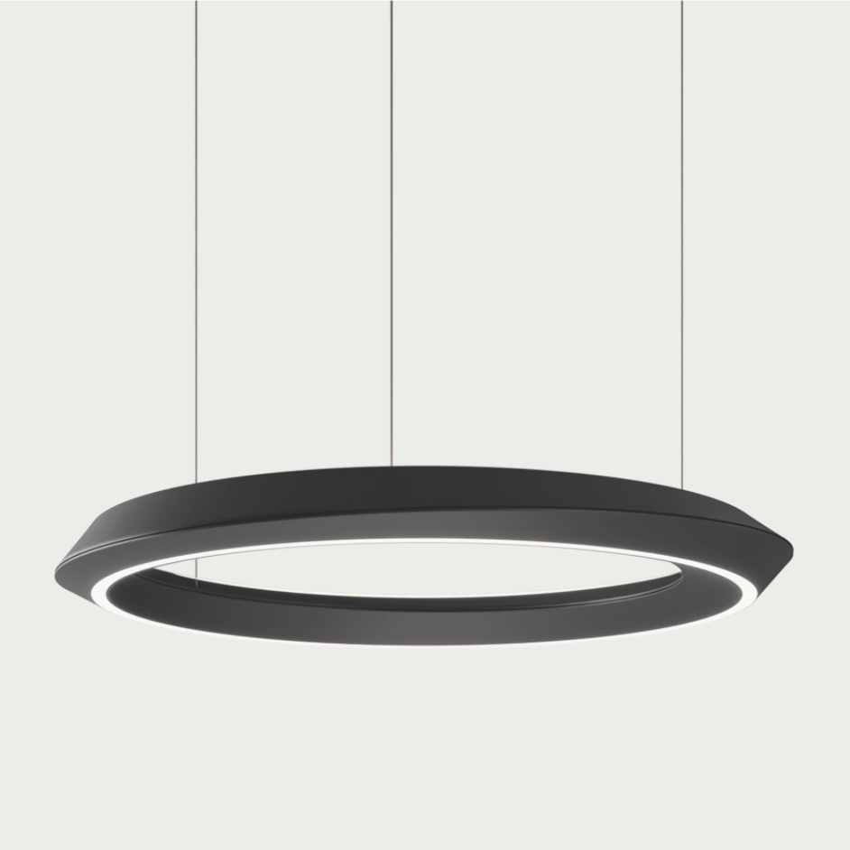 Tidal Pendant, Adjustable, Black, LED, Triac/DALI, IP20