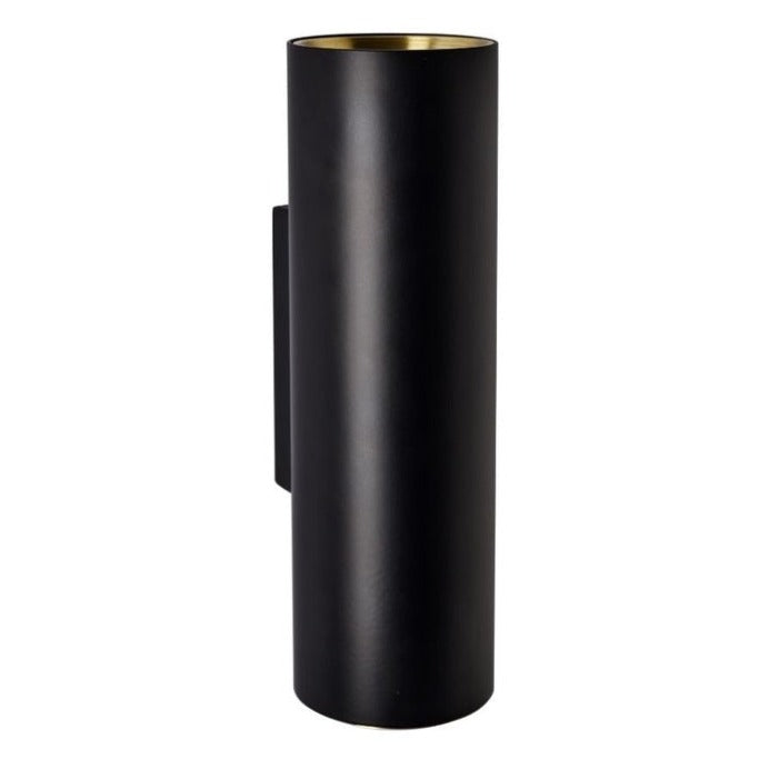 Tobo Wall, Black with Brass, GU10, Triac Dim, IP20