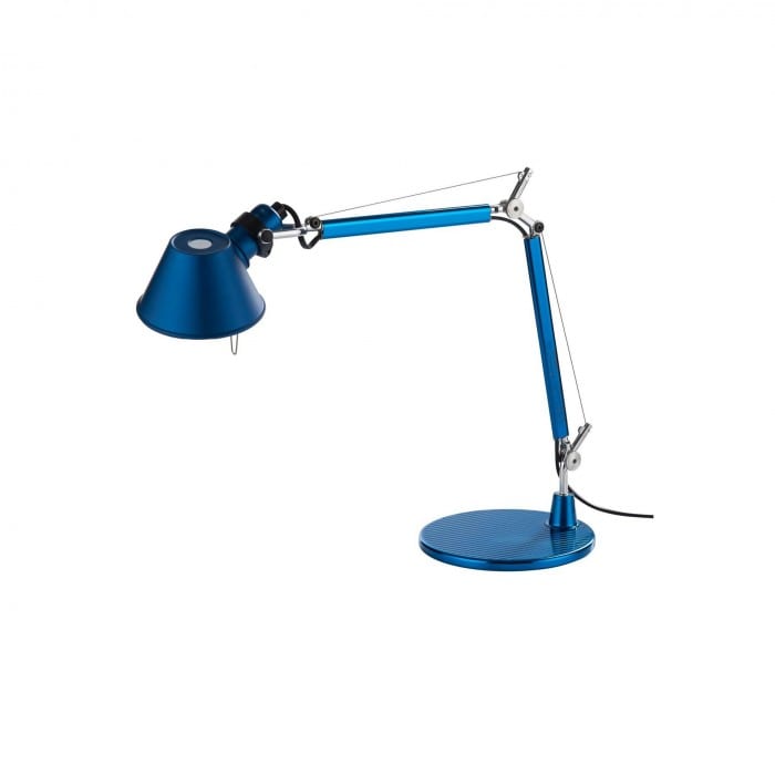 Tolomeo Metal Micro Reading Table Lamp, Blue, IP20