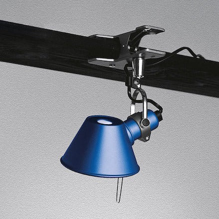 Tolomeo Wall Clamp, Blue, E14, IP20