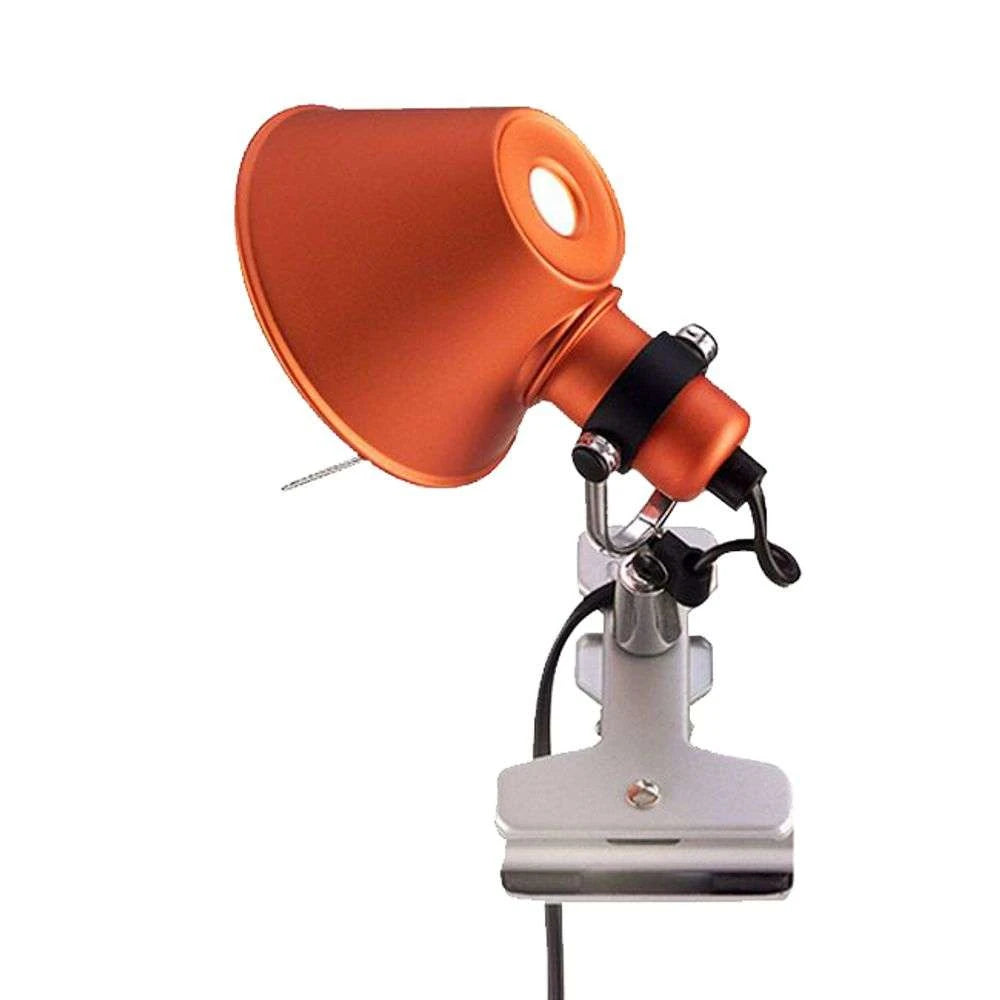 Tolomeo Wall Clamp, Orange, E14, IP20