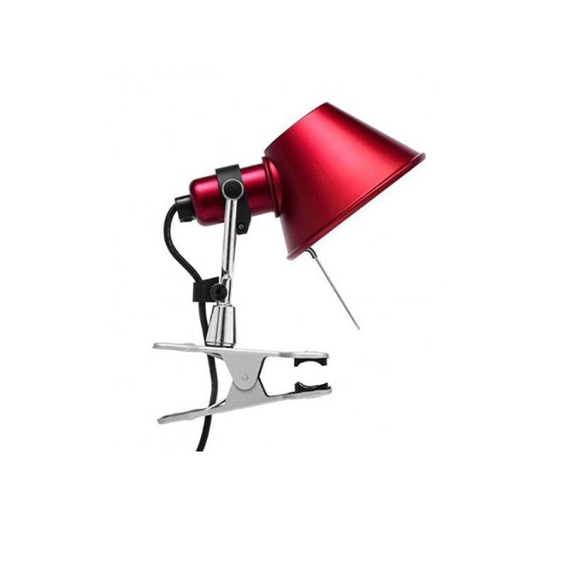 Tolomeo Wall Clamp, Red, E14, IP20