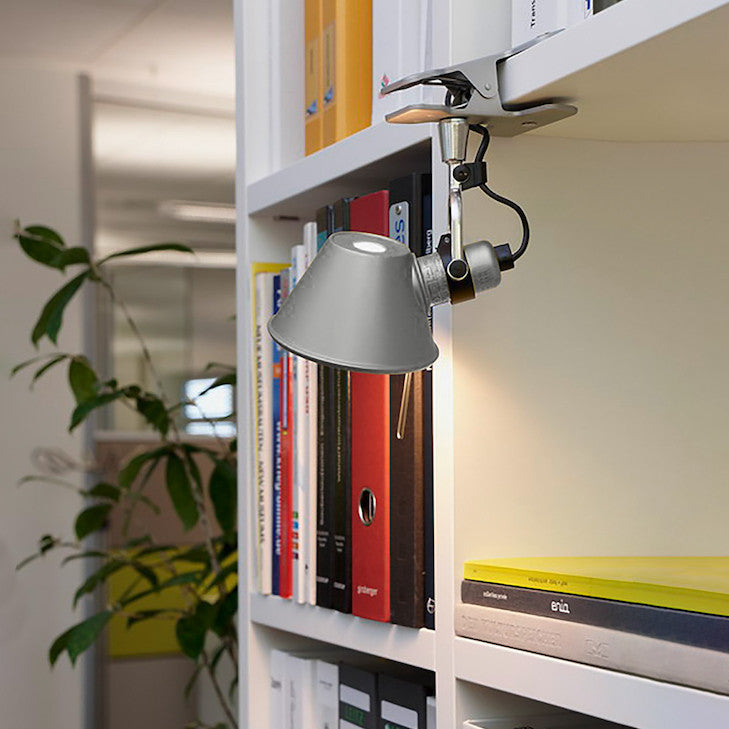 Tolomeo Wall Clamp, Orange, E14, IP20