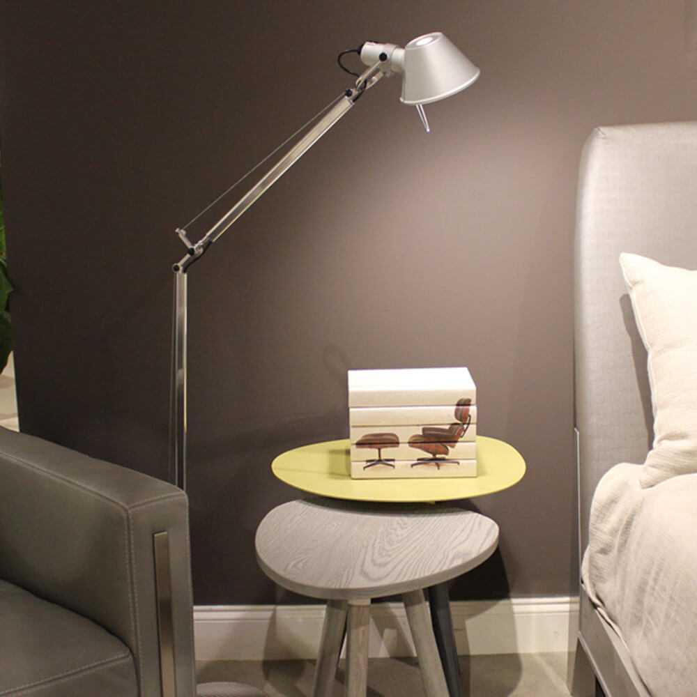 Tolomeo Floor, Small, Aluminium, E27, IP20