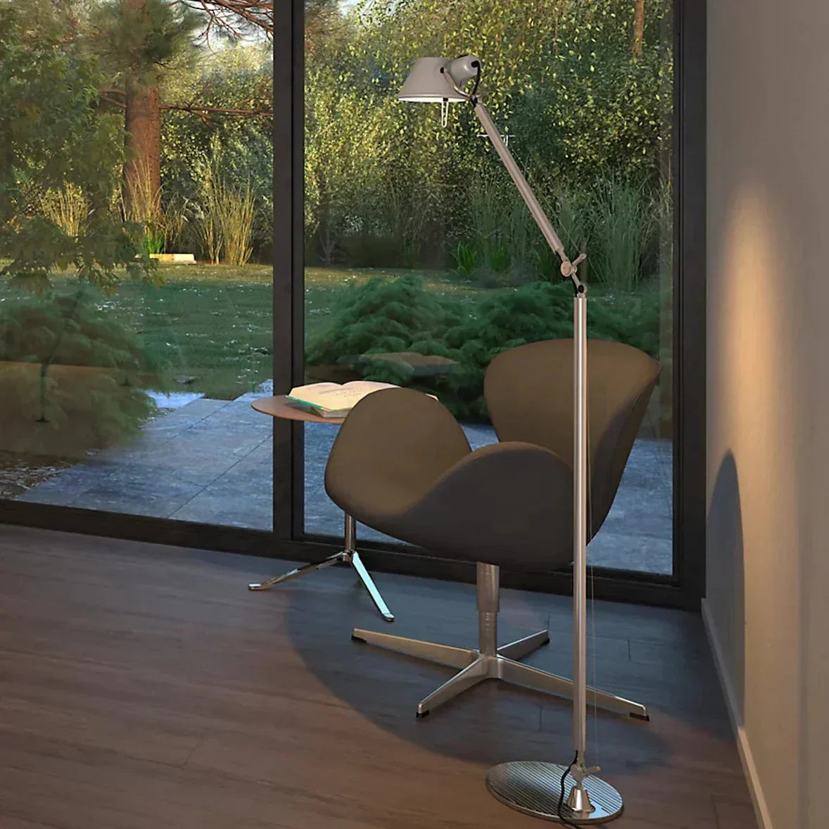Tolomeo Floor, Small, Aluminium, E27, IP20