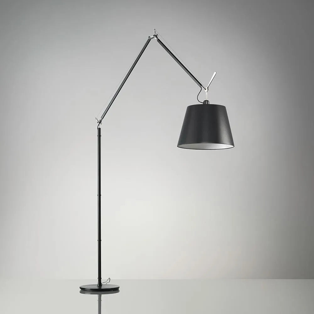 Tolomeo Floor, Mega, Black Shade, E27, IP20