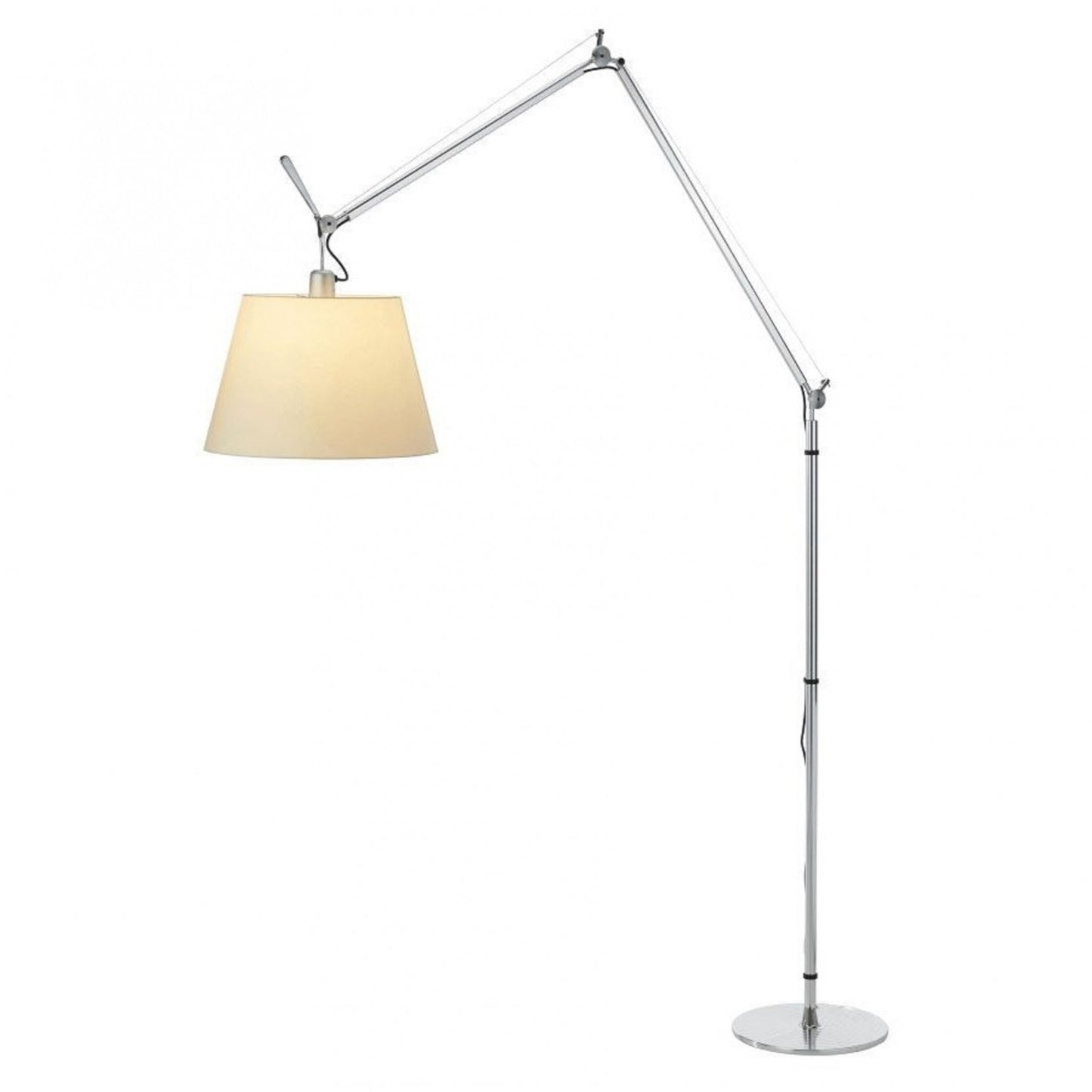 Tolomeo Floor, Mega, Parchment Shade, E27, IP20