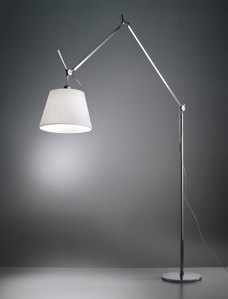 Tolomeo Floor, Mega, Parchment Shade, E27, IP20