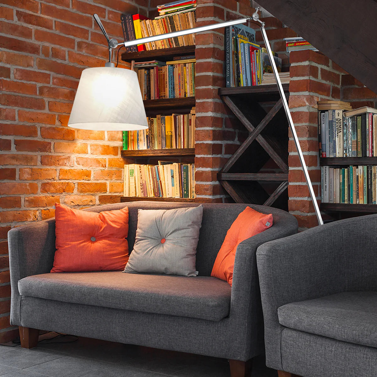 Tolomeo Floor, Maxi, Shade, E27, IP20