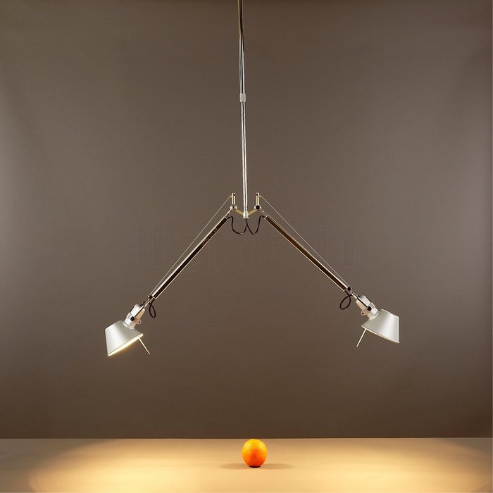 Tolomeo Pendant, Double, E27, IP20