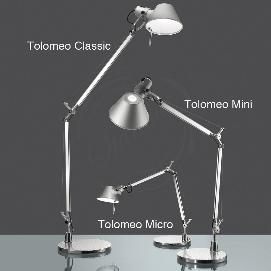 Tolomeo Table, Black, E27, IP20