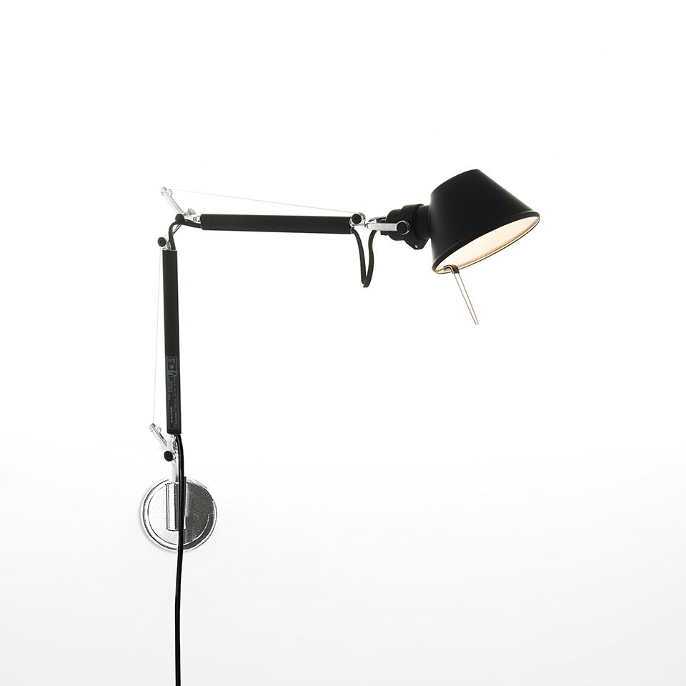 Tolomeo Wall, Micro, Black, E14, IP20