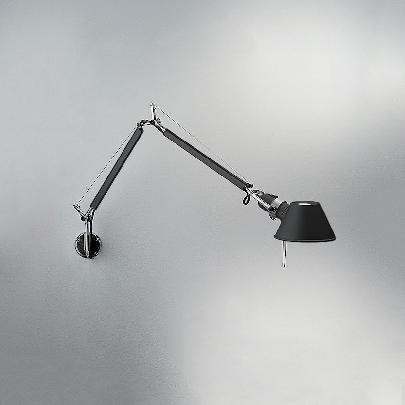 Tolomeo Wall, Black, E27, IP20