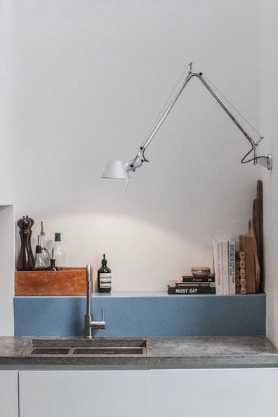 Tolomeo Wall, Micro, Blue, E14, IP20