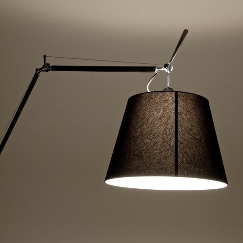 Tolomeo Wall, Mega, Black Shade, E27, IP20