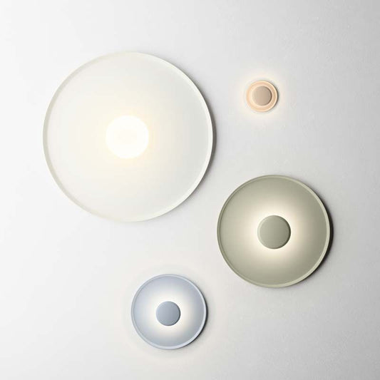 Top Wall, 17 cm ø, White, LED, On/Off, IP20