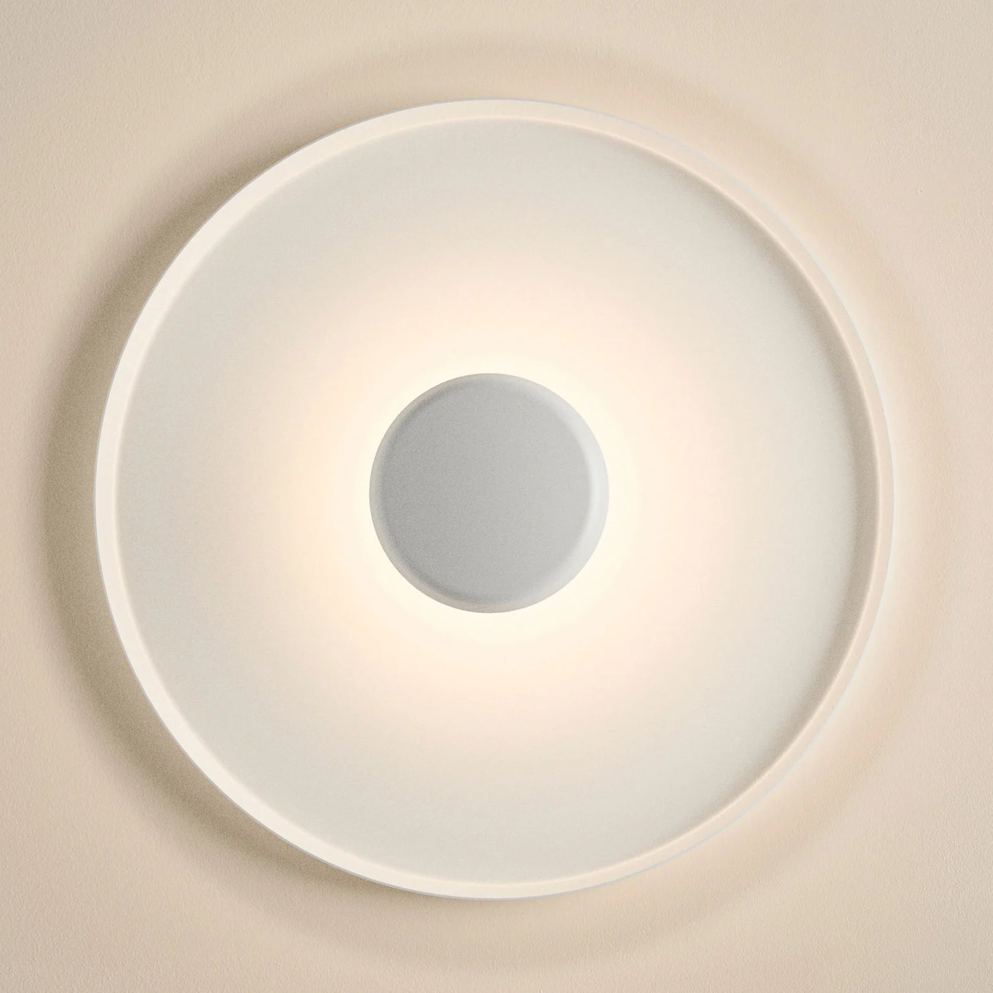 Top Ceiling or Wall, 60 cm ø, White, Dimmable, IP20