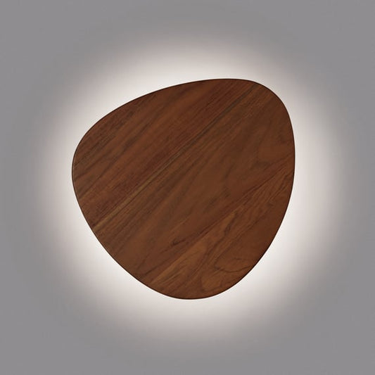 Tria Wall, 33 cm, Teak, LED, 11.5W, Triac Dim, IP66