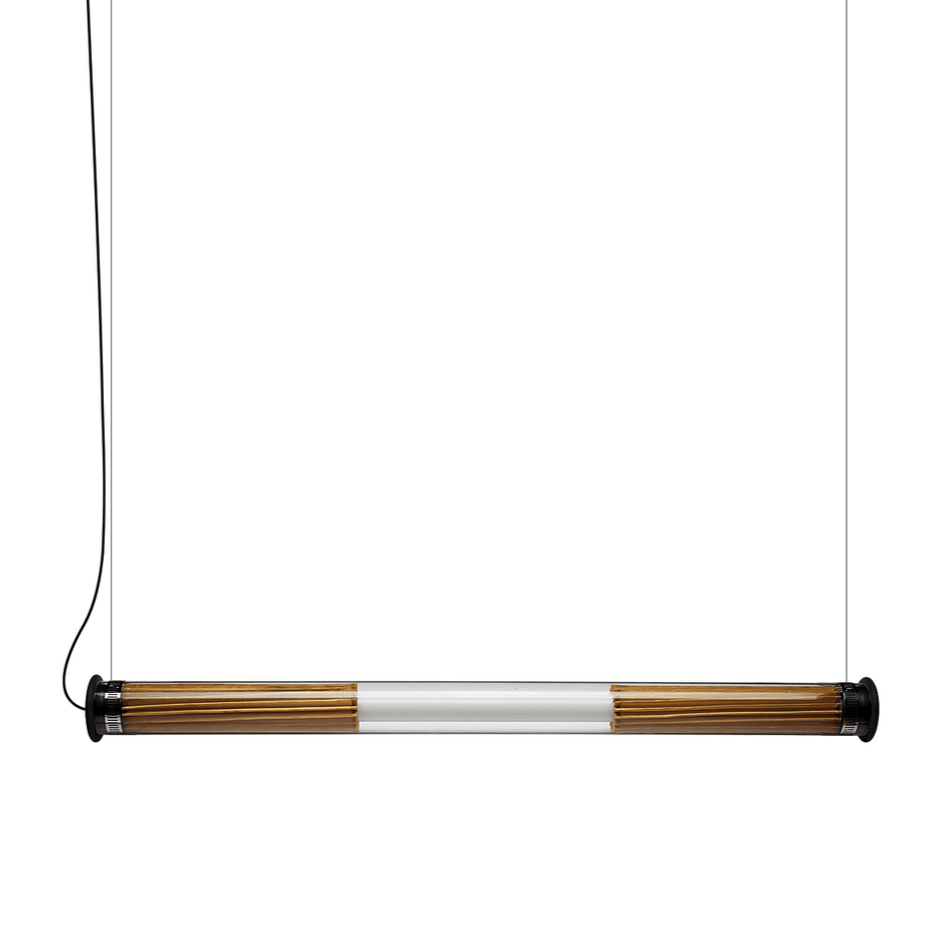 Tube 360 Pendant, Horizontal, 102 cm, White and Gold, LED, Triac Dim, IP65