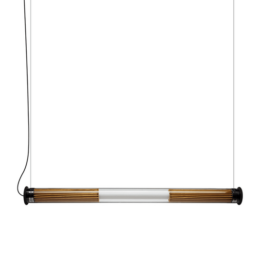 Tube 360 Pendant, Horizontal, 102 cm, White and Gold, LED, Triac Dim, IP65