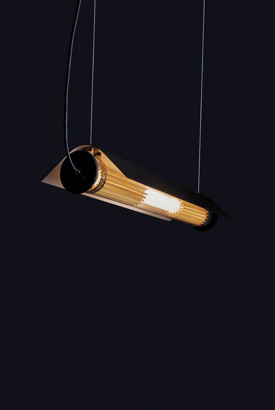 Tube 360 Pendant, Horizontal with Cover, 162 cm, White, LED, Triac Dim, IP65