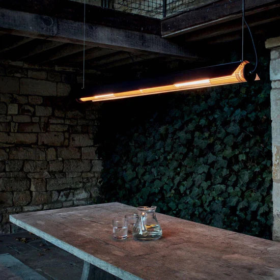 Tube 360 Pendant, Horizontal with Cover, 162 cm, White, LED, Triac Dim, IP65