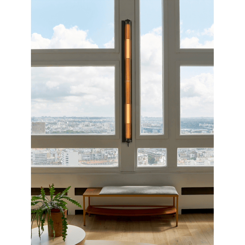 Tube 360 Wall, 102 cm, White with Gold, LED, Triac Dim, IP65