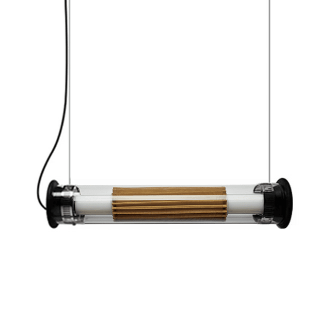 Tube 360 Pendant, Horizontal, 42 cm, White with Gold, LED, Triac Dim, IP65