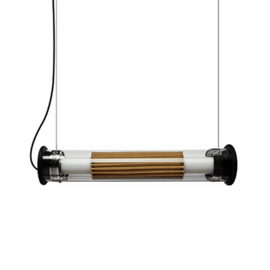 Tube 360 Pendant, Horizontal, 42 cm, White with Gold, LED, Triac Dim, IP65