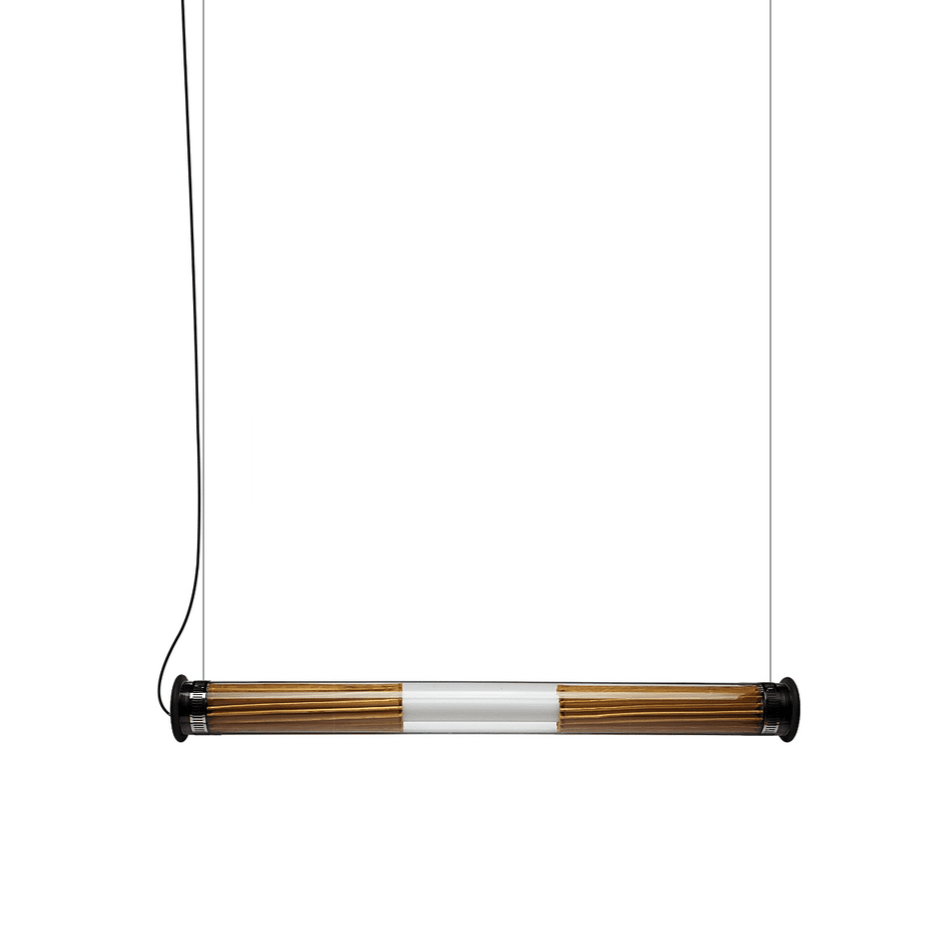 Tube 360 Pendant, Horizontal, 72 cm, White with Gold, LED, Triac Dim, IP65