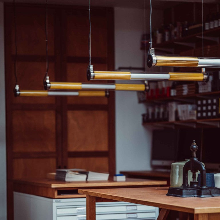 Tube 360 Pendant, Horizontal, 102 cm, White and Silver, LED, Triac Dim, IP65