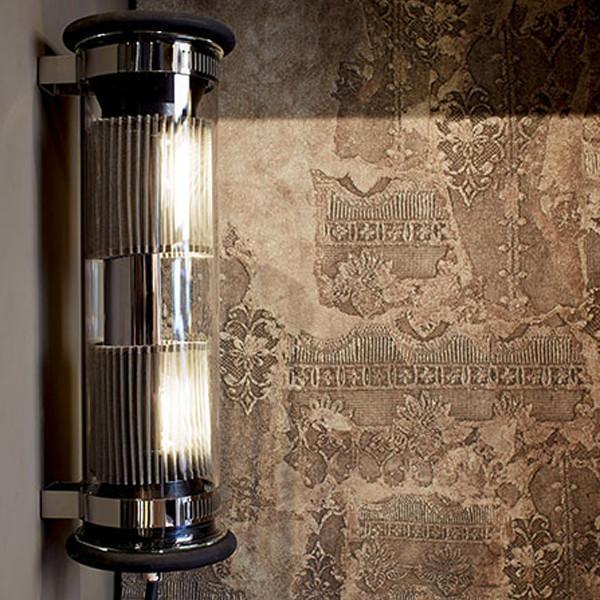 Tube Bulb Wall or Ceiling, 72 cm, Gold Reflector No Mesh, E27, IP64